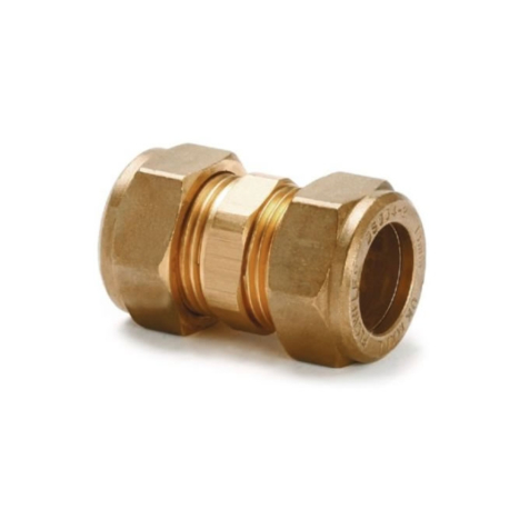 10mm Brass Compression Coupling Fitting