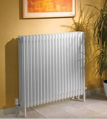 Apollo Roma 4 Column With Feet 500mm High Radiators In Ral Colours