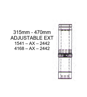 Mistral 240-440mm Adjustable Extension for 15-41kW Models