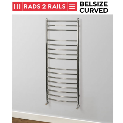Rads 2 Rails Belsize Polished Stainless Steel Towel Rails