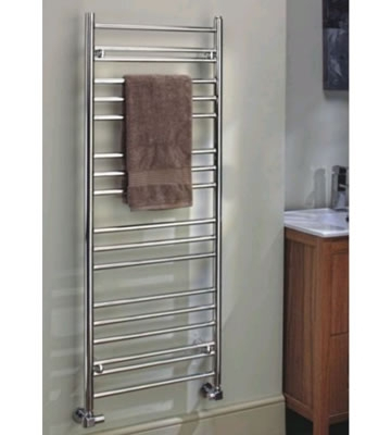 The Radiator Company Iris Vertical Stainless Steel Towel Rails