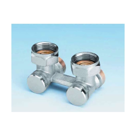 Ultraheat Angle H Valve Without Bypass Nickel Plated